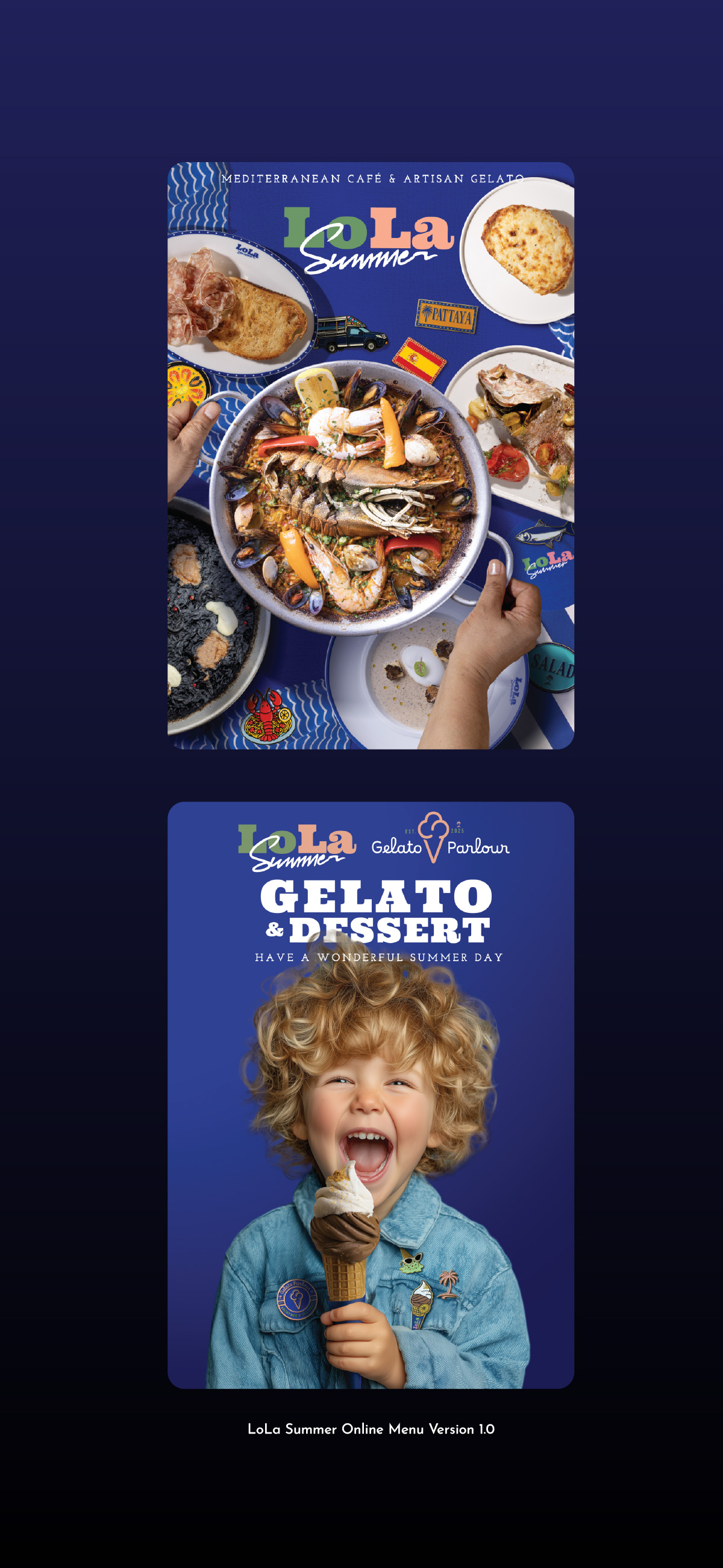 LoLa Summer — Online Menu