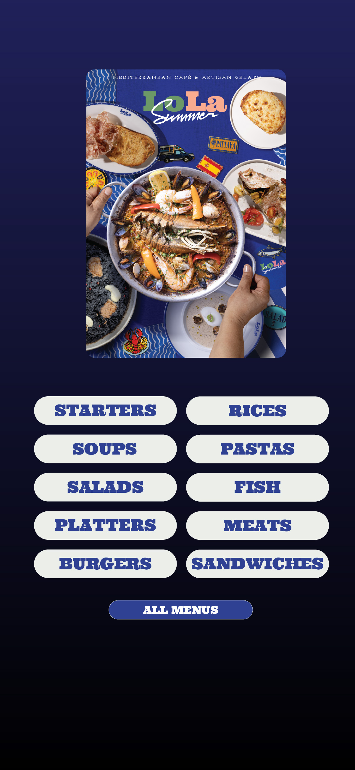 LoLa Summer — Main Menu