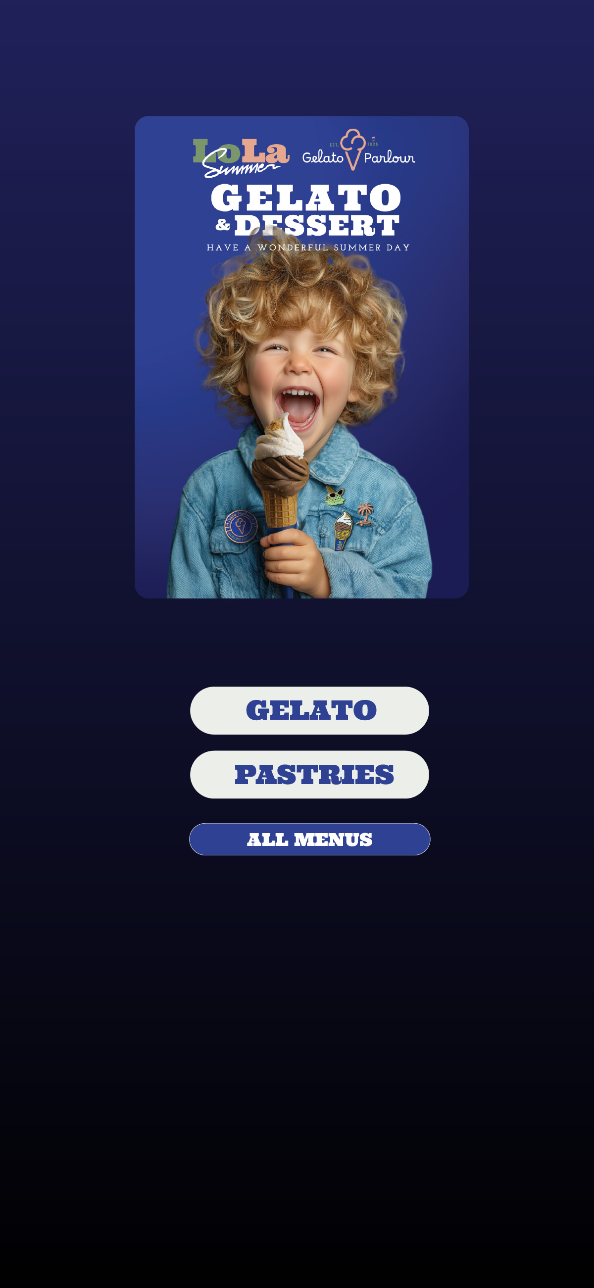 LoLa Summer — Gelato & Dessert